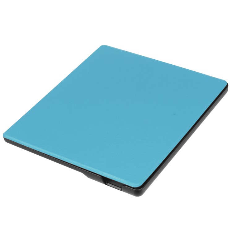Folio Leather Protection Case for Amazon Kindle Oasis 7-inch (2017) - Baby Blue-4