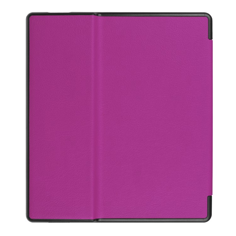 Folio Leather Case Cover for Amazon Kindle Oasis 7-inch (2017) - Purple-3