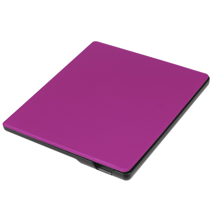 Folio Leather Case Cover for Amazon Kindle Oasis 7-inch (2017) - Purple-4