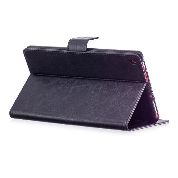 Imprint Panda Wallet Leather Stand Tablet Cover for Amazon All-New Fire HD 8 (2017)/Fire HD 8 (2016) - Black-5