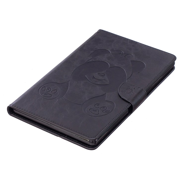 Imprint Panda Wallet Leather Stand Tablet Cover for Amazon All-New Fire HD 8 (2017)/Fire HD 8 (2016) - Black-7