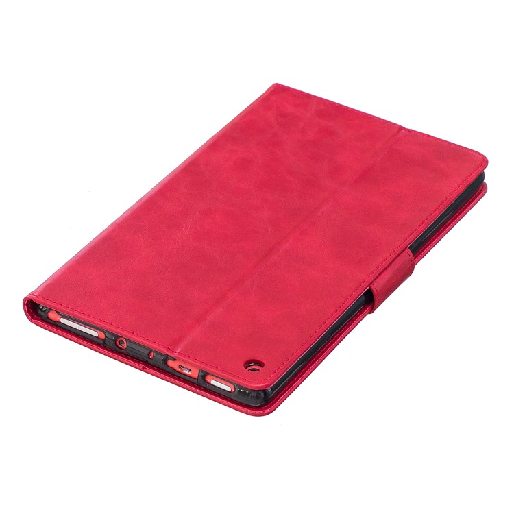 Imprint Panda Wallet Leather Stand Tablet Shell for Amazon All-New Fire HD 8 (2017)/Fire HD 8 (2016) - Red-8
