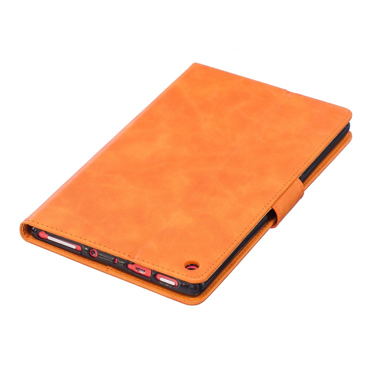 Imprint Panda Wallet Leather Stand Tablet Casing for Amazon All-New Fire HD 8 (2017)/Fire HD 8 (2016) - Brown-8