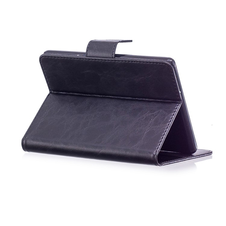 Imprint Panda Wallet Leather Stand Tablet Cover for Amazon Kindle (2016) - Black-6