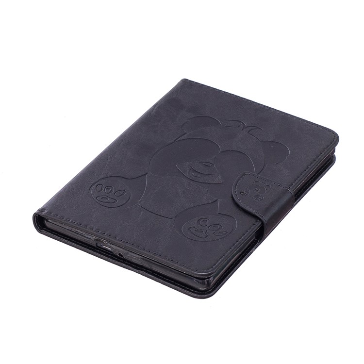 Imprint Panda Wallet Leather Stand Tablet Cover for Amazon Kindle (2016) - Black-7