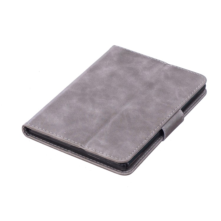Imprint Panda Wallet Leather Stand Tablet Case for Amazon Kindle (2016) - Grey-8