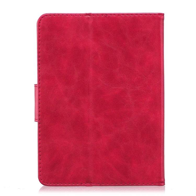 Imprint Panda Wallet Leather Stand Tablet Casing for Amazon Kindle (2016) - Red-3