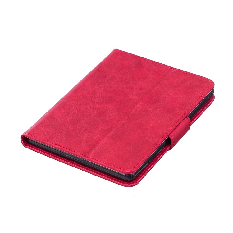 Imprint Panda Wallet Leather Stand Tablet Casing for Amazon Kindle (2016) - Red-8