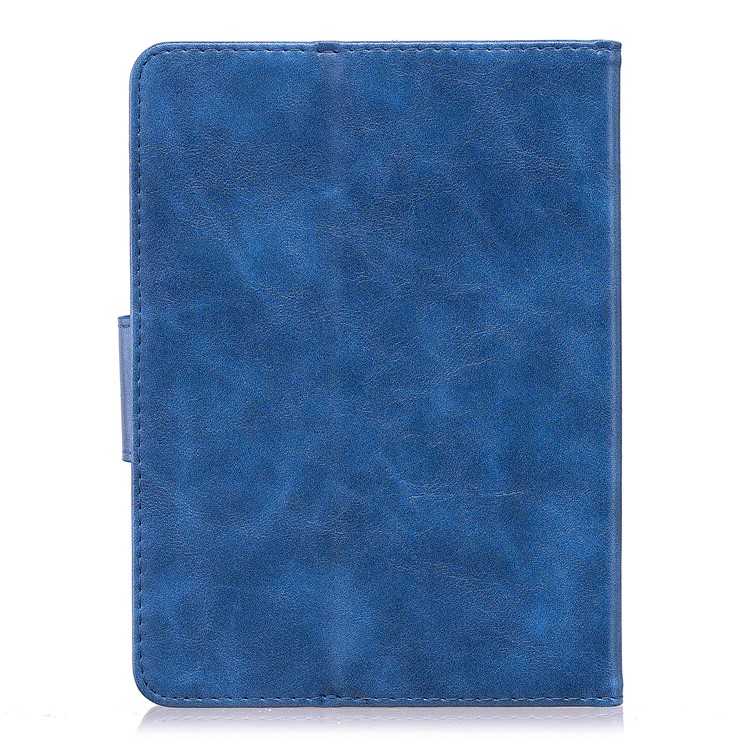Imprint Panda Wallet Leather Stand Tablet Protective Cover for Amazon Kindle (2016) - Blue-3
