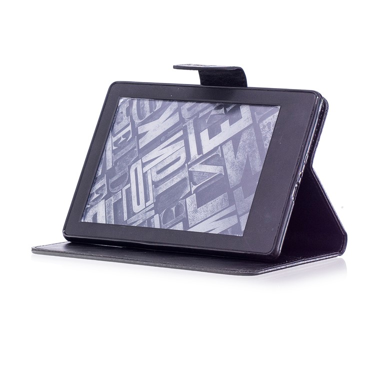 Imprint Panda Wallet Leather Stand Tablet Protective Casing for Amazon Kindle (2016) - Coffee-6