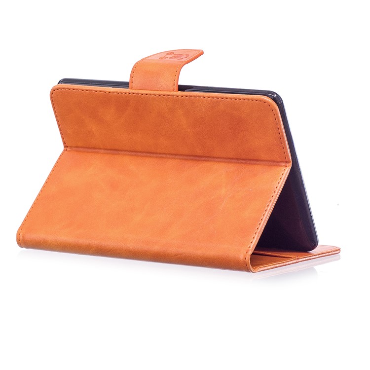 Impressum Panda Brieftasche Lederständer Tablet Case Mit Kartensteckplätzen Für Amazon Kindle Paperwhite 1 2 3 - Orange-5