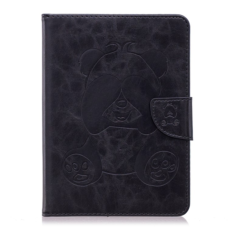 Imprint Panda Wallet Leather Stand Tablet Cover for Amazon Kindle Voyage - Black-2