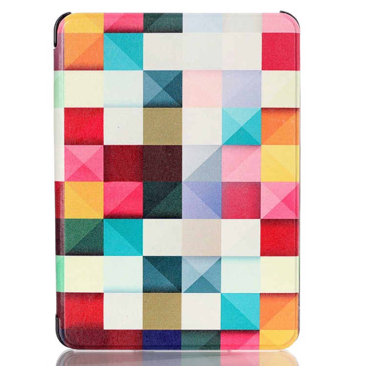 Smart Leather Flip Case for Amazon Kindle Voyage - 3D Effect Check-2
