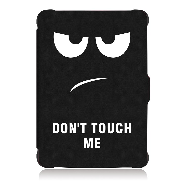Pattern Printing Smart Leather Case for Amazon Kindle Paperwhite - Do Not Touch Me-2