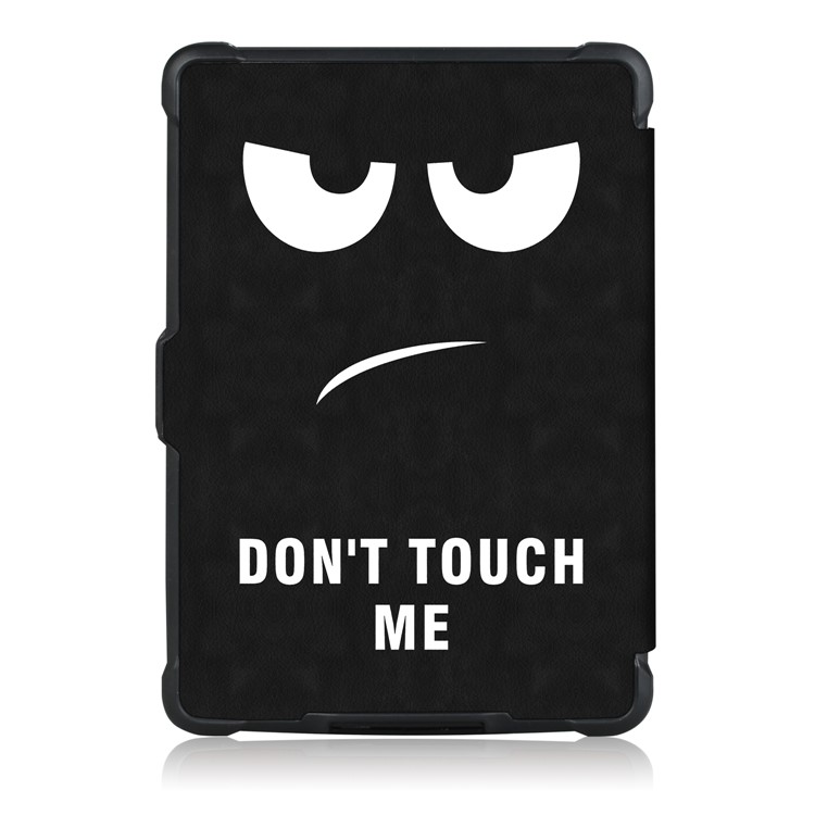Pattern Printing Smart Leather Case for Amazon Kindle Paperwhite - Do Not Touch Me-3