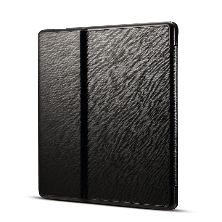 Cross Texture Leather Flip Case for Amazon All-New Kindle Oasis 7-inch (2017) - Black-2