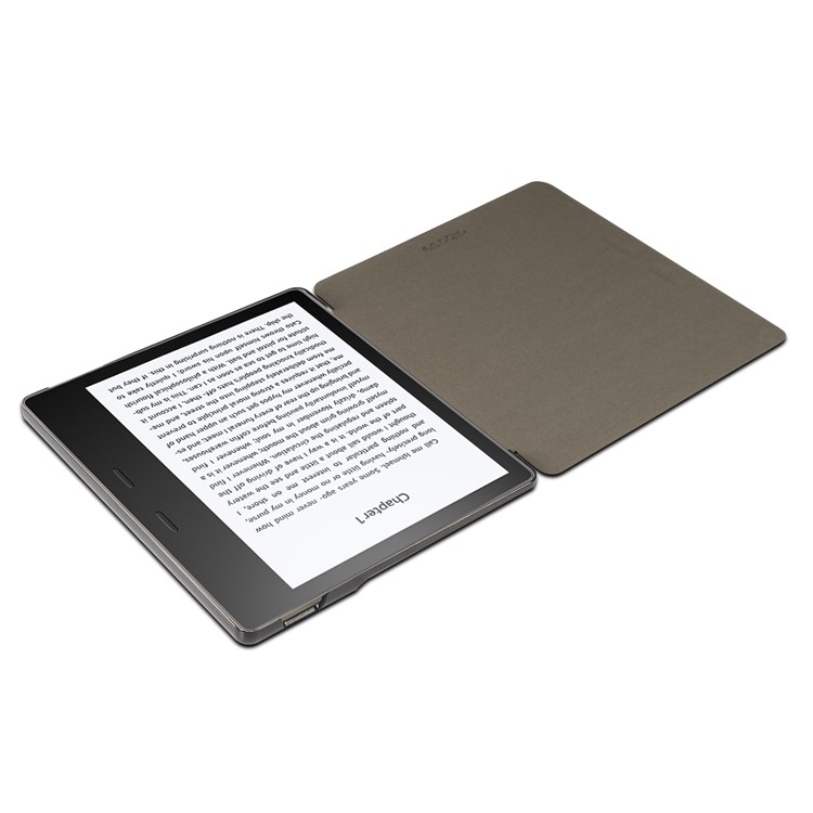 Cross Texture Leather Flip Case for Amazon All-New Kindle Oasis 7-inch (2017) - Black-4