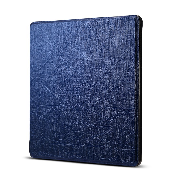 Oracle Texture Folio Leather Protective Case for Amazon All-New Kindle Oasis 7-inch (2017) - Dark Blue-1