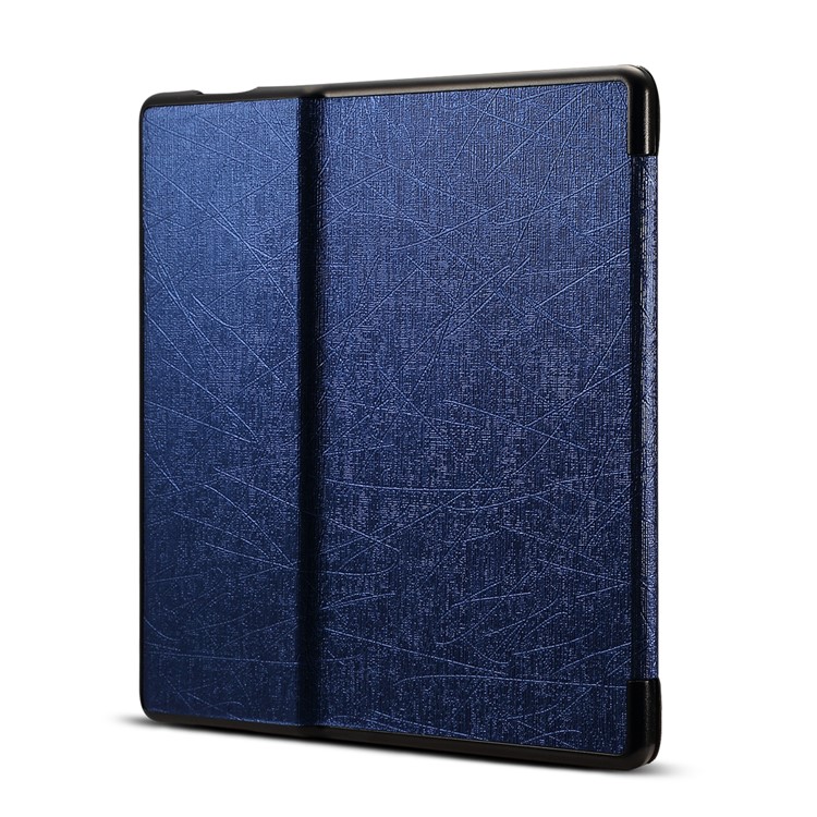 Oracle Texture Folio Leather Protective Case for Amazon All-New Kindle Oasis 7-inch (2017) - Dark Blue-2