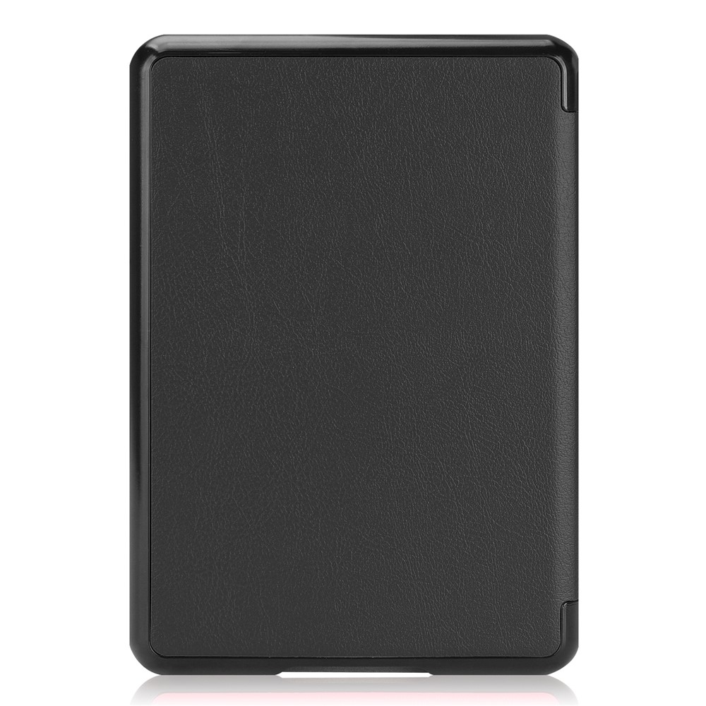 Auto-Wake / Sleep PU-Leder-Etui Für Amazon Kindle Paperwhite 4 (2018) - Schwarz-5