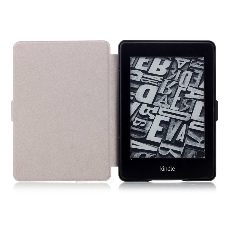 Smart Leather Flip Shell for Amazon Kindle Paperwhite 3/2/1 - 3D Effect Pattern-6