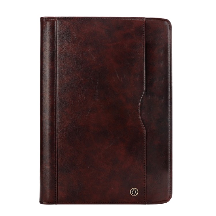 Leder Flip Case Für Amazon Kindle Paperwhite 4 (2018) Mit Gummiband / Brieftasche / Stand - Kaffee-3
