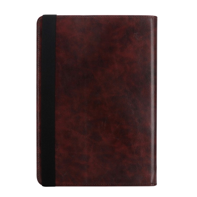 Leder Flip Case Für Amazon Kindle Paperwhite 4 (2018) Mit Gummiband / Brieftasche / Stand - Kaffee-4