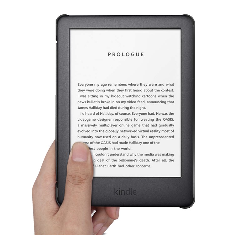 PU Leather Protection Smart Case Cover for All-New Kindle 2019 - Black-6