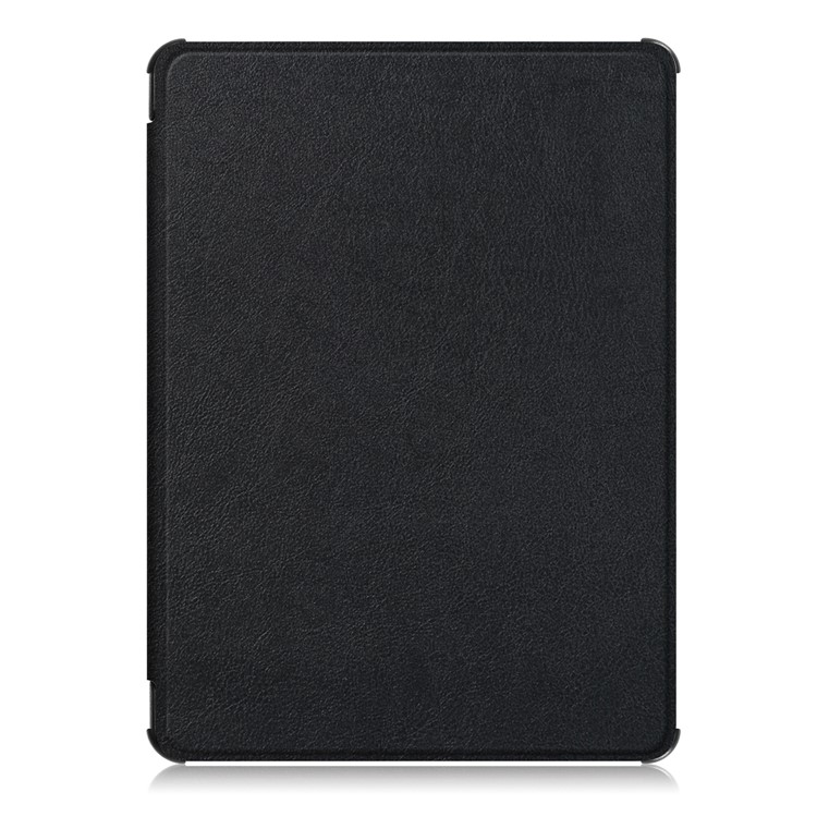Auto-wake/sleep PU Leather Protective Flip Cover for Amazon All-New Kindle (2019) - Black-2