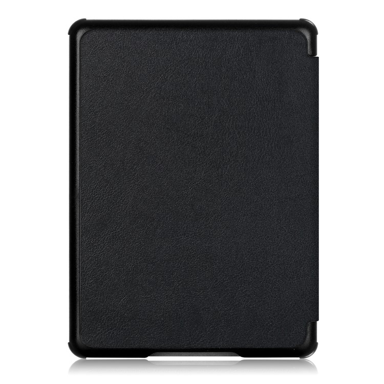 Auto-wake/sleep PU Leather Protective Flip Cover for Amazon All-New Kindle (2019) - Black-3