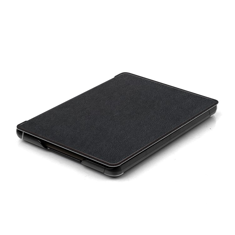 Auto-wake/sleep PU Leather Protective Flip Cover for Amazon All-New Kindle (2019) - Black-6