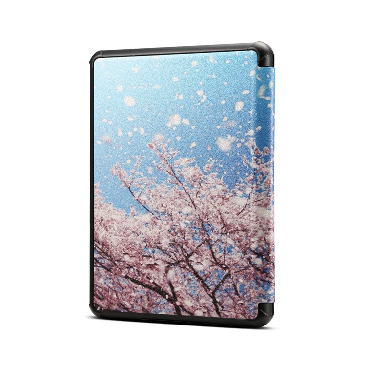 Musterdruck Auto Wake & SLEEP Leather Smart Cover Für Amazon Amazon All-New Kindle (2019) - Sakura