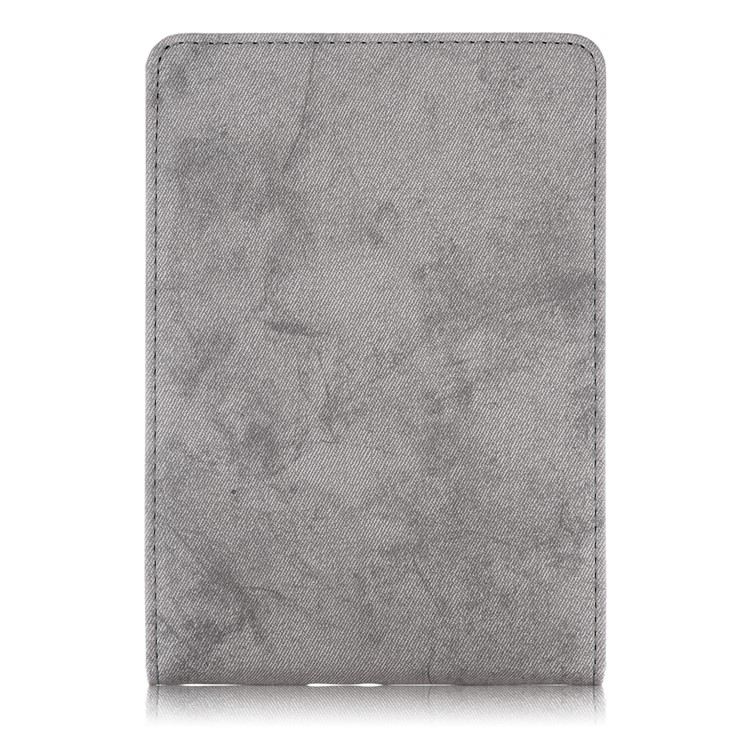 PU Leather Stand Case with Hand Strap for Amazon Kindle Paperwhite 3/2/1- Grey-2