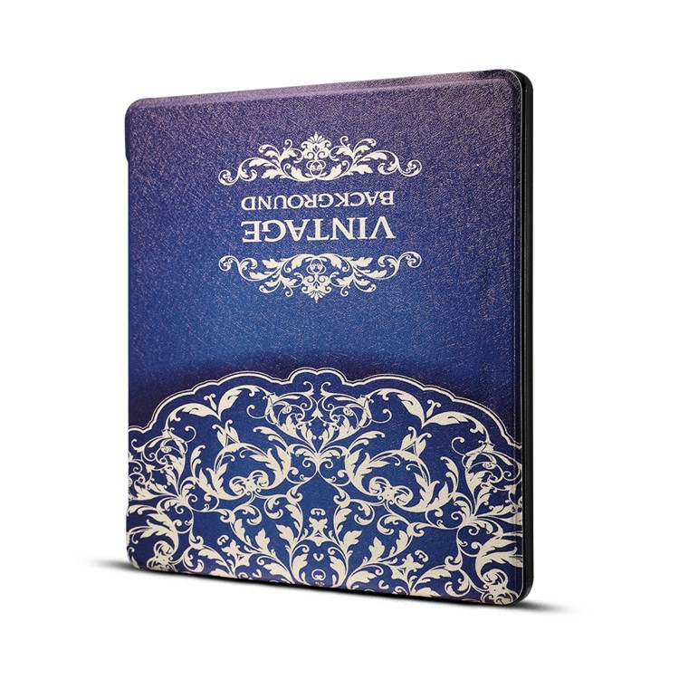 Custodia Per Tablet In Pelle Con Stampa Fantasia Per Amazon Kindle Oasis 7 Pollici (2019) - Fiori Di Paisley-1