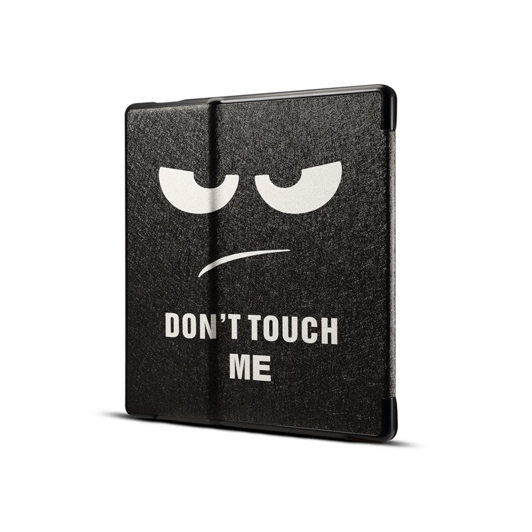 Custodia Per Tablet In Pelle Con Stampa Fantasia Per Amazon Kindle Oasis 7 Pollici (2019) - Non Toccarmi-2