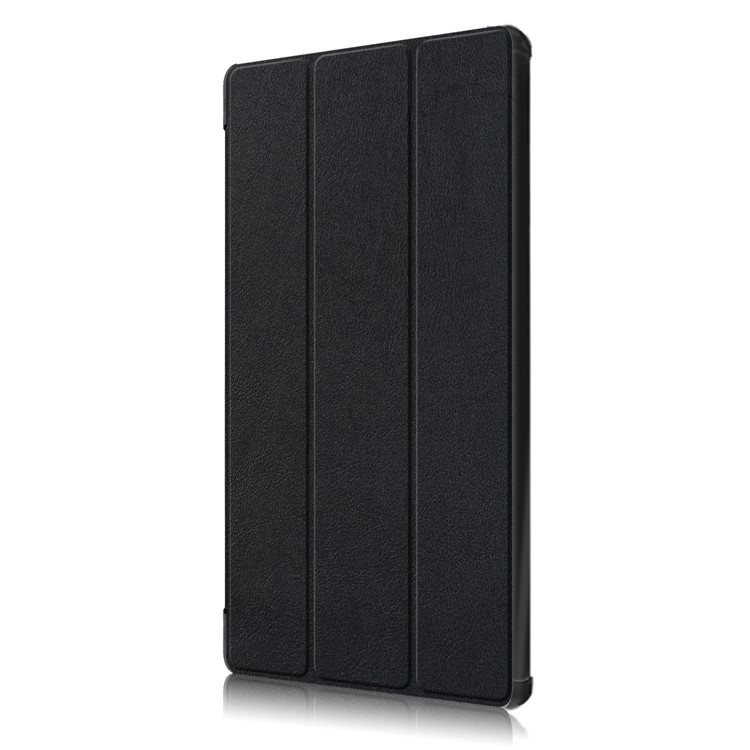 Tri-fold Stand Leather Smart Case for Amazon Fire HD 10 (2019) - Black-4