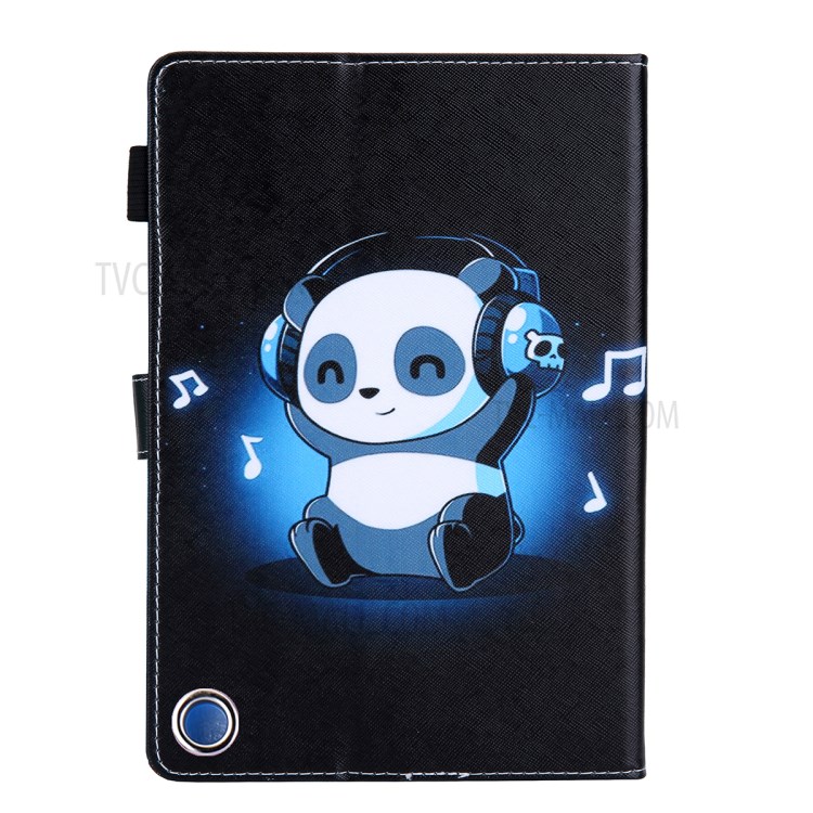 Printing Skin PU Leather Tablet Shell Auto Wake & Sleep for Amazon Fire HD 8/Fire HD 8 Plus (2020) - Panda-3