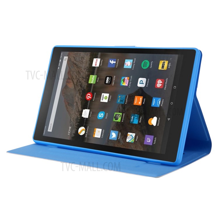 Couverture Tablette Support De Fente Pour Carte D'impression De Modèle En Cuir Pour HD Feu Amazon 8 / Feu HD 8 Plus - Papillon Magique-7