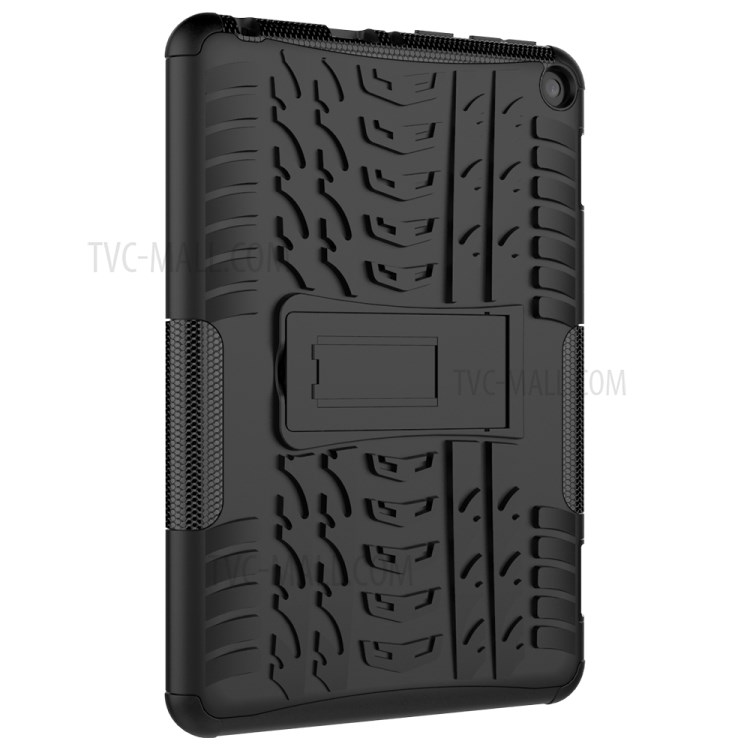 Cool Tyre PC + TPU Protective Cover with Kickstand for Amazon Fire HD 8 (2020) - Black-4