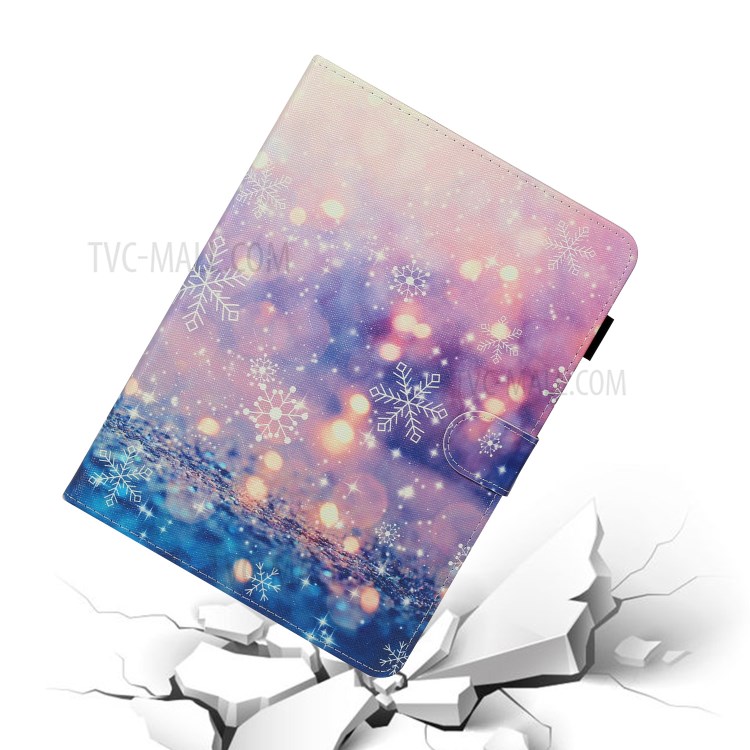 Pattern Printing Wallet Stand Leather Tablet Shell for Amazon Fire HD 8 (2020) - Glittery Elements-5