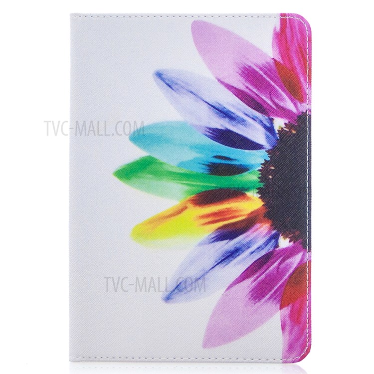 Printing Flip Leather Protector Wallet Tablet Shell for Amazon Fire HD 8 (2020) - Colorful Flower-2