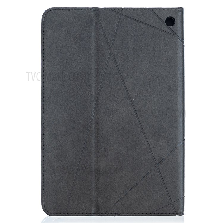 Geometric Pattern Cool Design Protector Leather Case for Amazon Fire HD 8 (2020) - Black-3