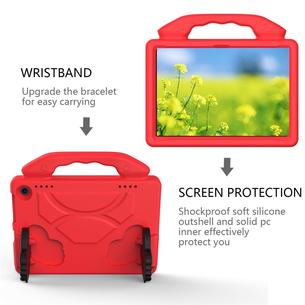 Thumb Kickstand EVA Case for Amazon Fire HD 8 (2020) - Red-4