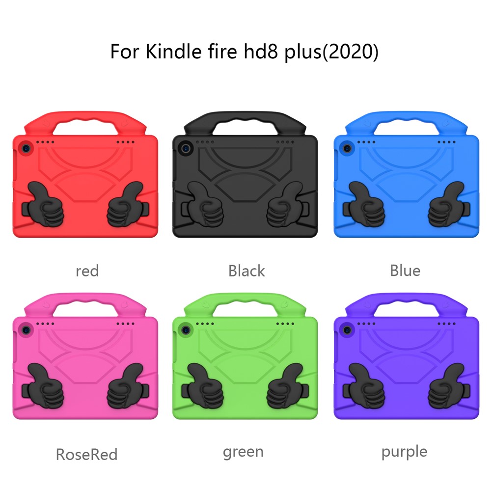 Thumb Kickstand EVA Case for Amazon Fire HD 8 (2020) - Red-6
