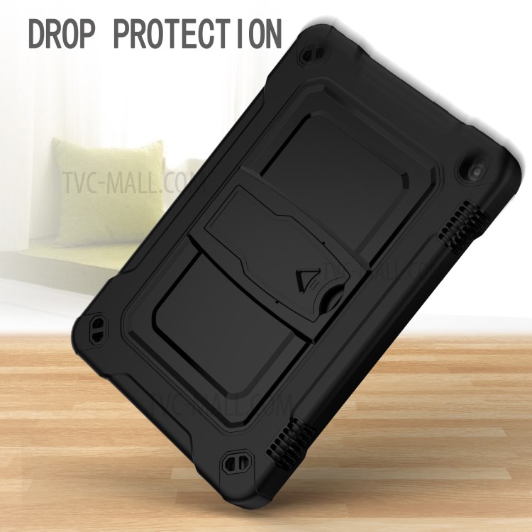 Full Protection PC + Silicone Tablet Case Cover with Kickstand for Amazon Fire HD 8 (2020) - Black-6