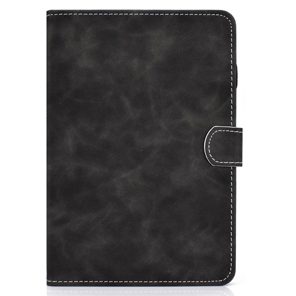 Microfiber Leather Stand Case with Card Slots for Amazon Fire HD 10 (2021) - Black-2