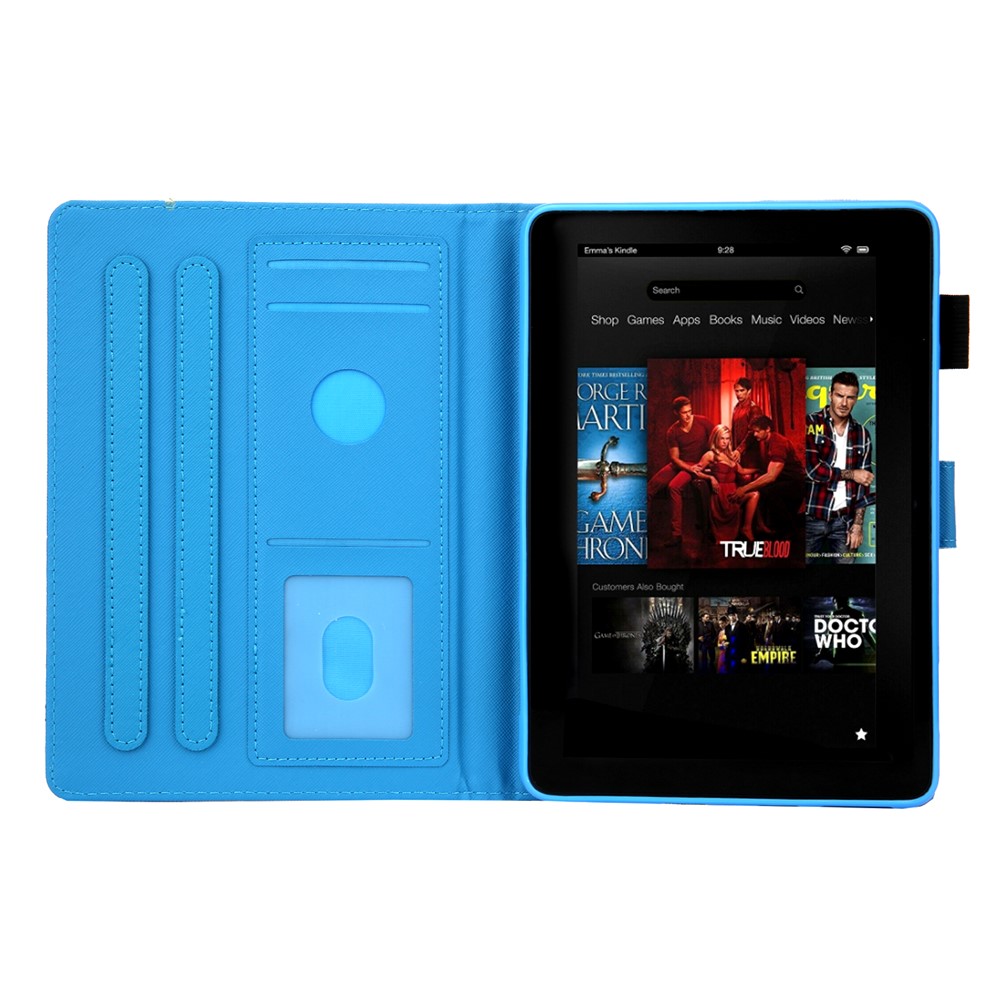 Pattern Printing Auto Wake Up Sleep Smart Wallet Stand Tablet Case Shell For Amazon Fire Hd 10 21 Fire Hd 10 Plus 21 Elephant With Headphone Tvc Mall Com