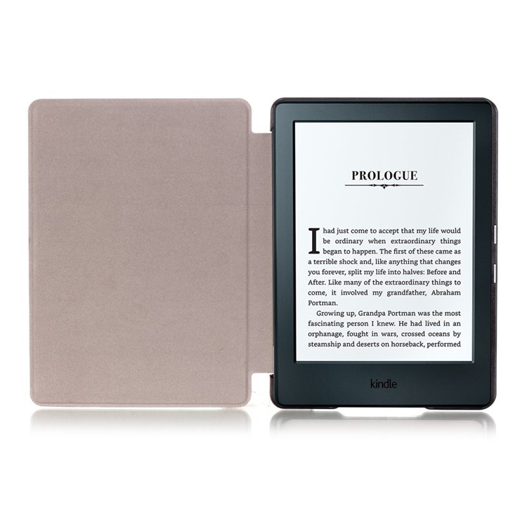 Smart Leather Case for Amazon Kindle (2016) - Black-6