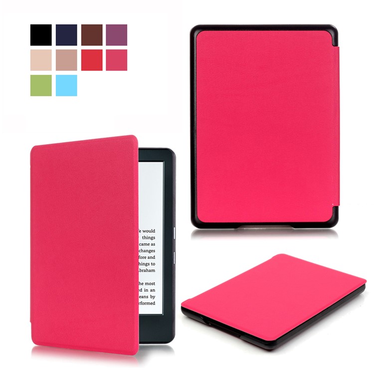 Smart Leather Case Cover for Amazon Kindle (2016) - Rose-1