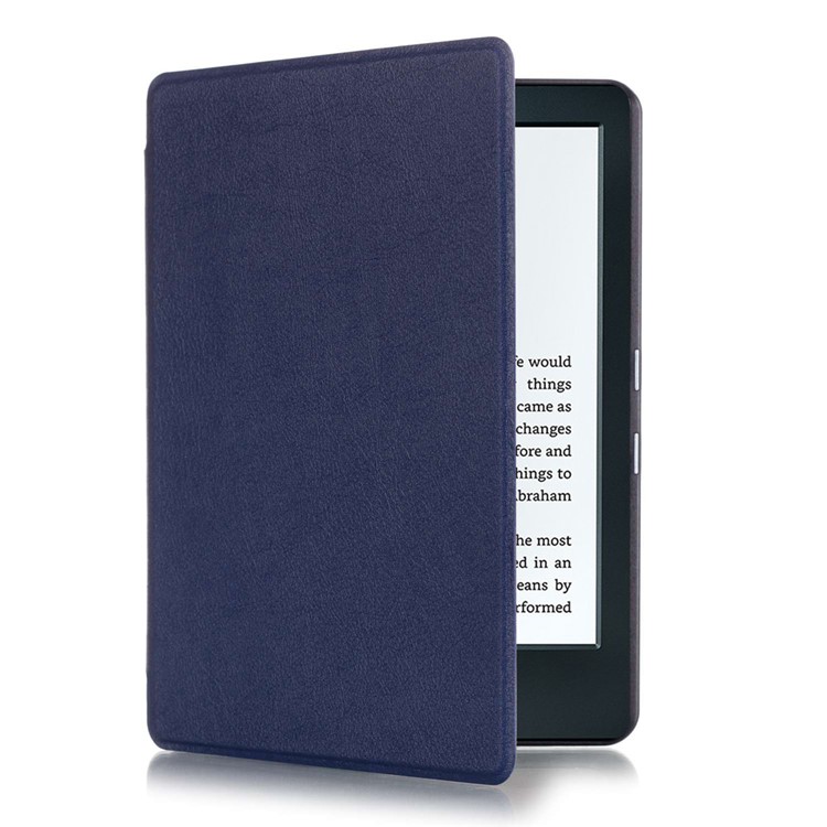 Leather Smart Cover for Amazon Kindle (2016) - Dark Blue-4
